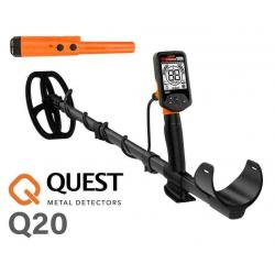 Quest Q20 metaaldetector met GRATIS XPointer pinpointer