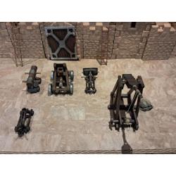 Grote unieke collectie Schleich ridders (> 130 stuks)   kasteel  .....
