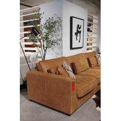 Hoekbank Elena in het Leder incl.  2x sierkussens leder Ca.110x326x175cm  €2799,-