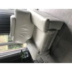Lederen salon met relaxen