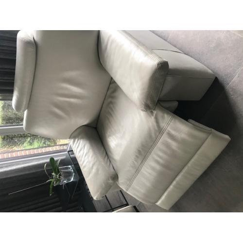 Lederen salon met relaxen