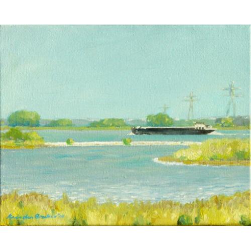 olieverfschilderij Schelde-Rijnkanaal