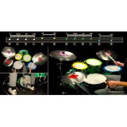 Drumles via internet € 15,- p/4wk of €60,- p/4wk incl.verhuur E-drumstel