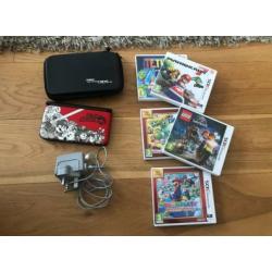 Nintendo 3DS XL met 6 games te koop!