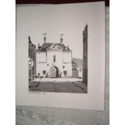 Tekening van Gevangenpoort in Lier