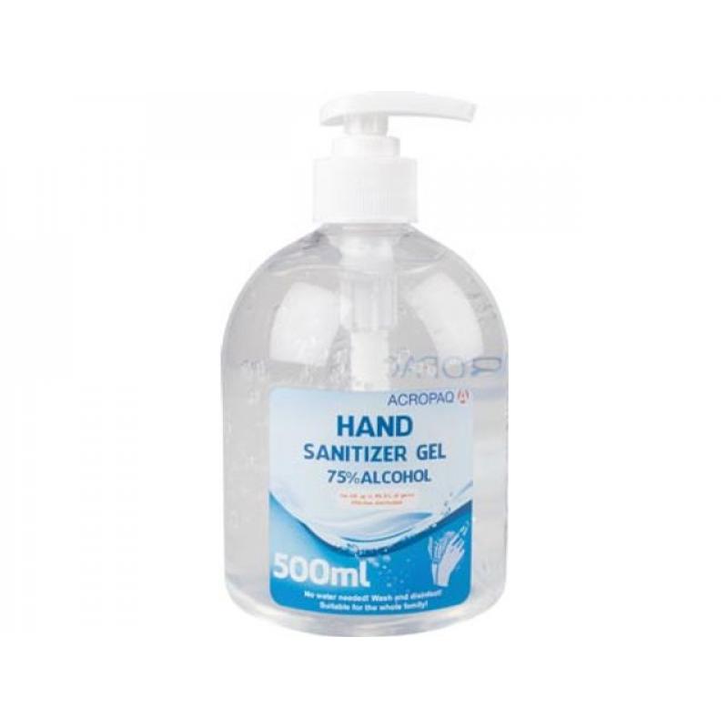 Desinfecterende handgel, fles van 500 ml