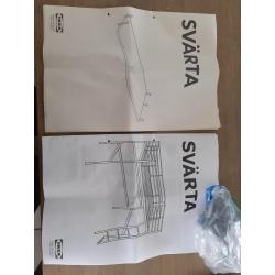 Svärta hoogslaper en bureau (Ikea)