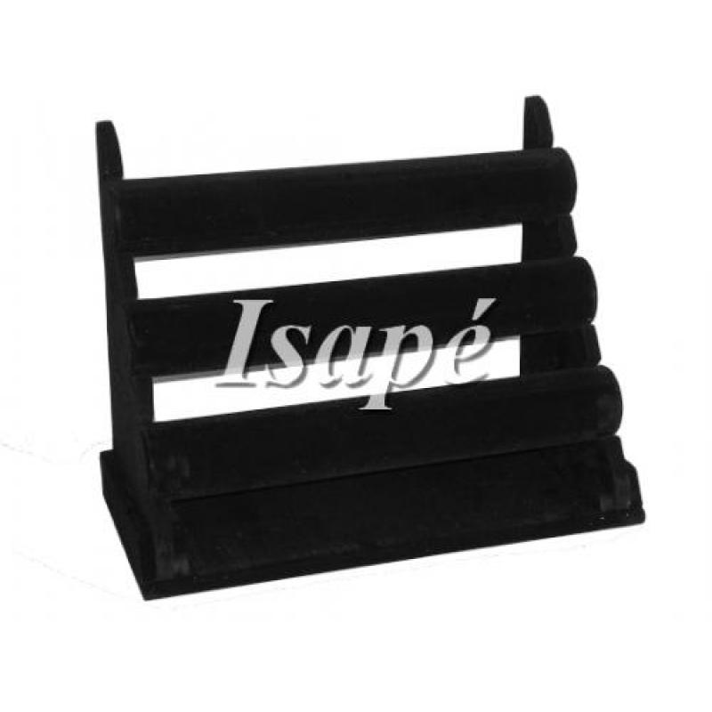 Armbandendisplay velours met uitneembare rollen