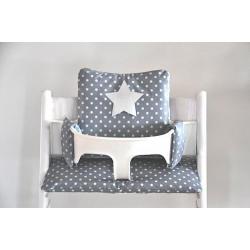 Stokke stoelverkleiner kussen voor tripp trapp kinderstoel Grey Star
