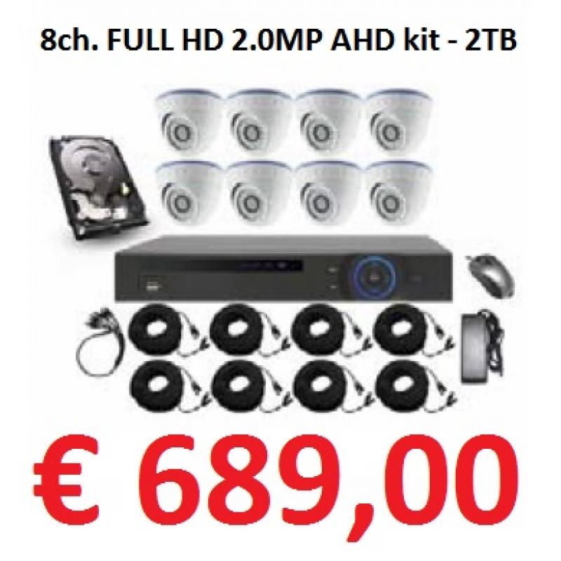 FULL HD Analoge Camerasets met veel korting !!!