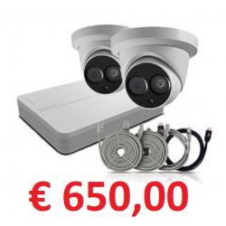 3 Hikvision IP POE Camerasets met â‚¬ 300,00 korting!