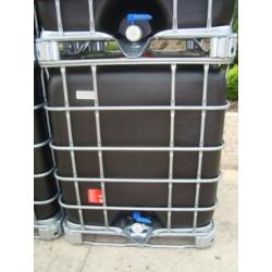 Zwarte ibc containers van 1000 L ( Tonnen,Vaten )