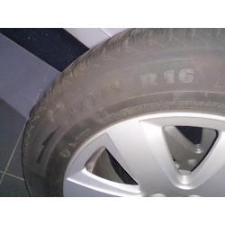 Michelin winterbanden op velg Audi