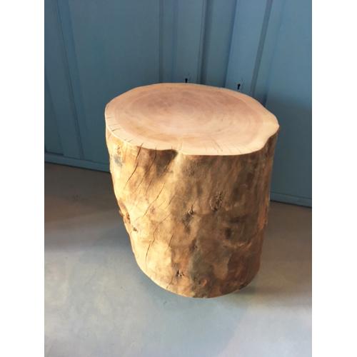 Multifunctionele boomstam kruk van Kersenhout