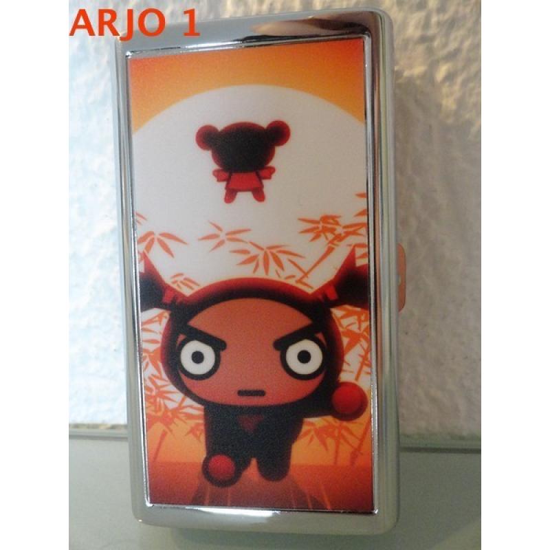 Sigarette Houder Nr 38. - VERZENDEN=GRATIS   Kung Fu Panda SIGARETTE HOUDER, 100% NIEUW, METALEN DOOSJE, GROTE 6 KEER 10CM, VOOR 14-16 S