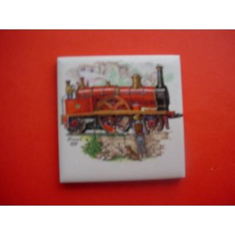 Tegeltje nr 1 Rotterdan Dock Yard  8 x 8 cm vilt aan de achterkant porto en verpakkingskosten K.K. Nederland 1,35