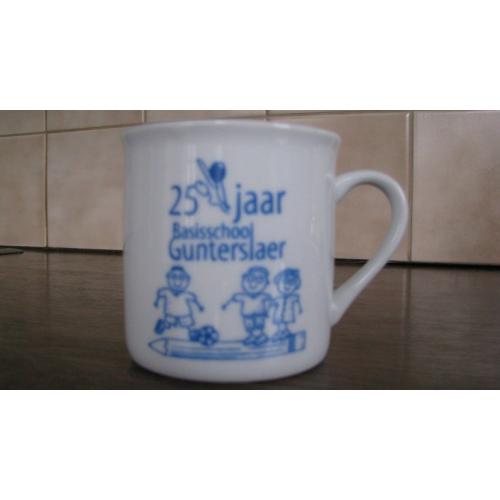 Mok 25 jaar basisschool Gunterslaer   Te koop aangeboden: COLLECTORS-item !!! Drinkbeker "25 jaar Basisschool Gunterslaer" Leuke mok o