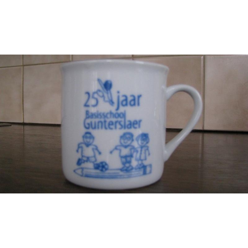 Mok 25 jaar basisschool Gunterslaer   Te koop aangeboden: COLLECTORS-item !!! Drinkbeker "25 jaar Basisschool Gunterslaer" Leuke mok o