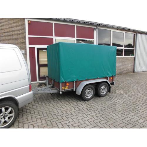 aanhanger gebruikt met verlichting   leuke aanhanger voor achter de tractor quad of gewoon achter de auto heeft wel wat aandacht nodi