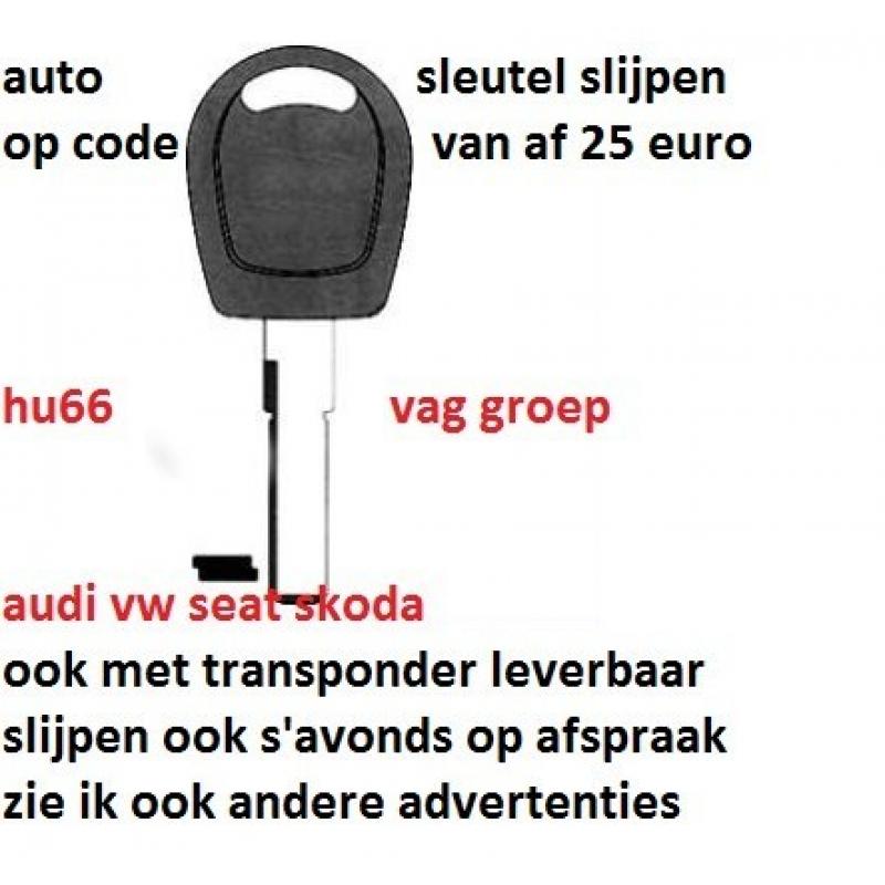 Snelkast audi a4 rb8 teller transponder inleren hu66 180cc   transponder inleren audi a4 bjr 2005 tot 2009 benzine en diesel modellen leert binnne 5 sec tran