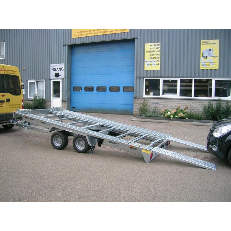 Leuke platte kar aanhangwagen   Makkelijke Lichte aanhangwagen 