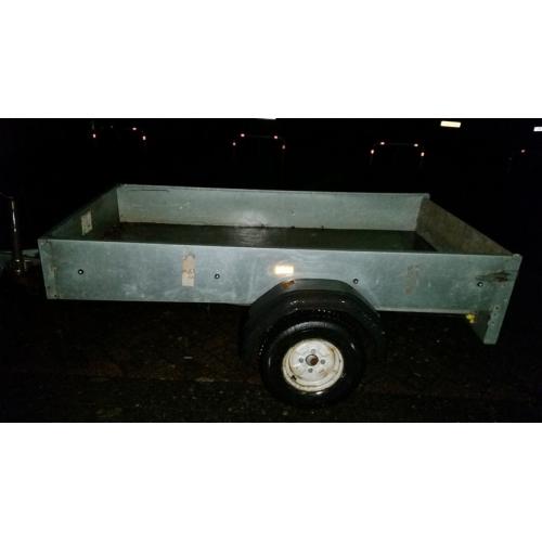 zware veldhuizen dieplader/aanhanger   te koop zware aanhanger 3 asser, schamel laad capaciteit 3.5t vaste oprijpaten zijplaten 