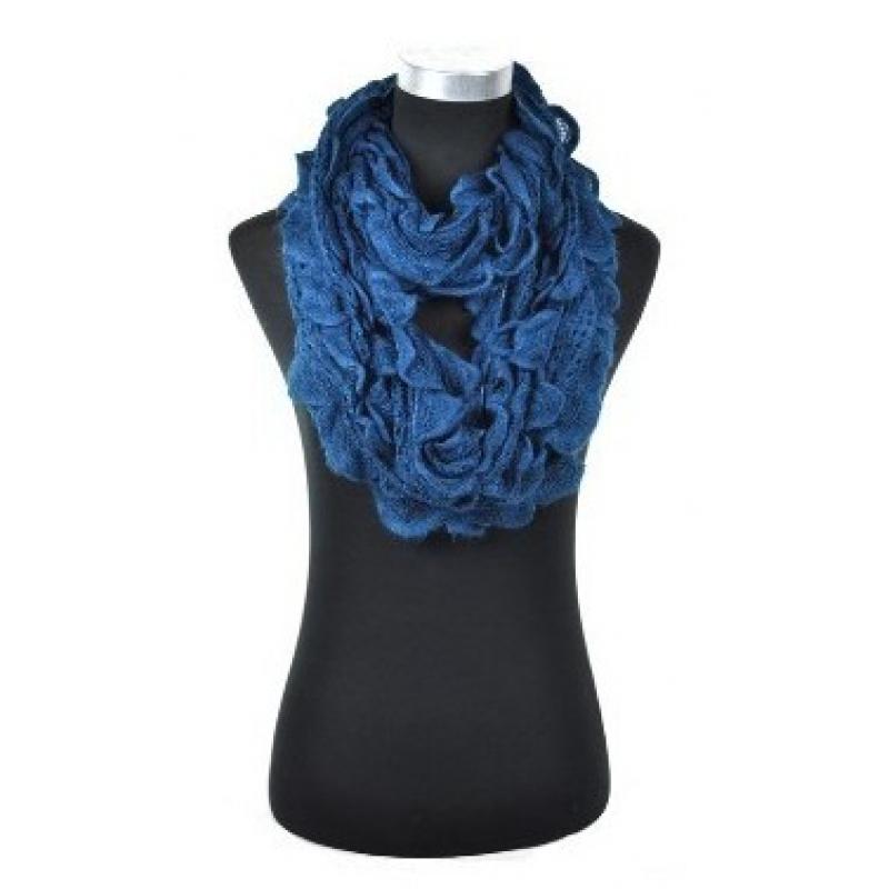 Col sjaal fel blauw 76142L   Fel blauwe col sjaal. Materiaal: 100% Acryl Kleur: Fel blauw Lengte: 65,0 cm Breedte: 30,0 cm Verk