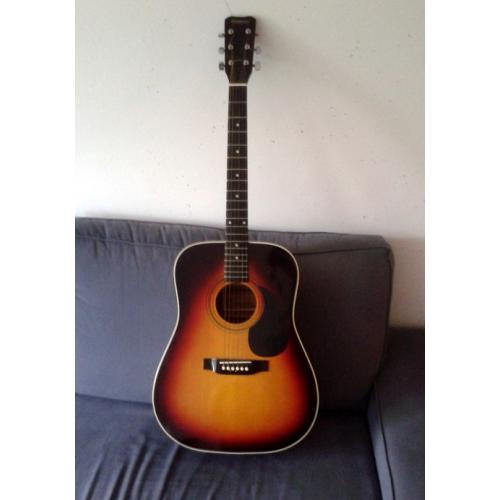 Hohner western gitaar   Western gitaar - merk Hohner Warm geluid - 1 stemknop ontbreekt 