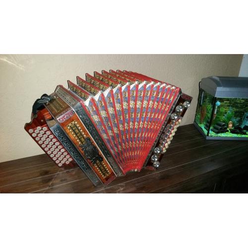 accordeon mooie speciale uitvoering   Accordeon mooie uitvoering Met koffer Doe een leuk bod Info 0633930419 