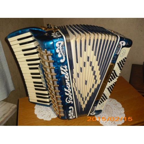 Accordeon 96 bas - Scandalli -   Scandalli Polyfonico X in zeer goede staat. 5 korig! 