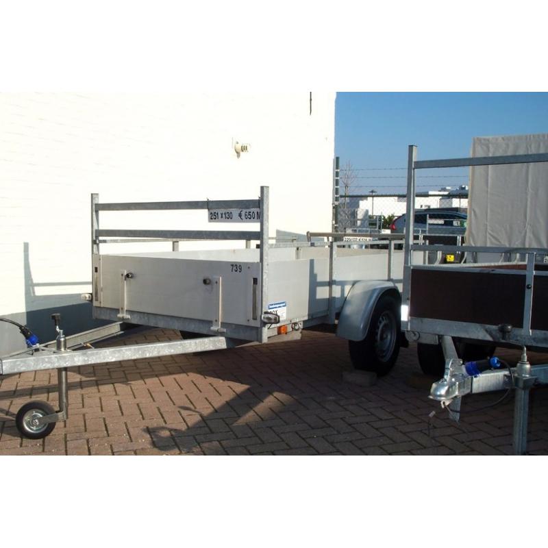 Gebruikte Ongeremde Tandemasser Afm. 257x132 cm.  Auto onderdelen en diversen > Aanhangers Kenmerken: Conditie: Gebruikt Levering: Ophalen Soort: 
