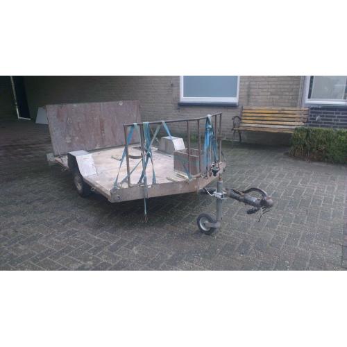 Erde Motortrailer voor 2 motoren/scooters/fietsen Als nieuw   Te koop: Motortrailer geschikt voor 2 motoren, scooters, elektrische fietsen etc. Originele Fabri