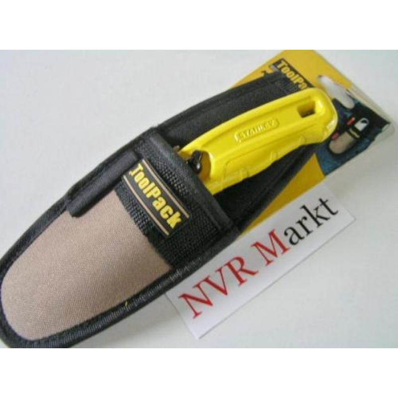 Stanley uitschuifmes + Toolpack mesholster