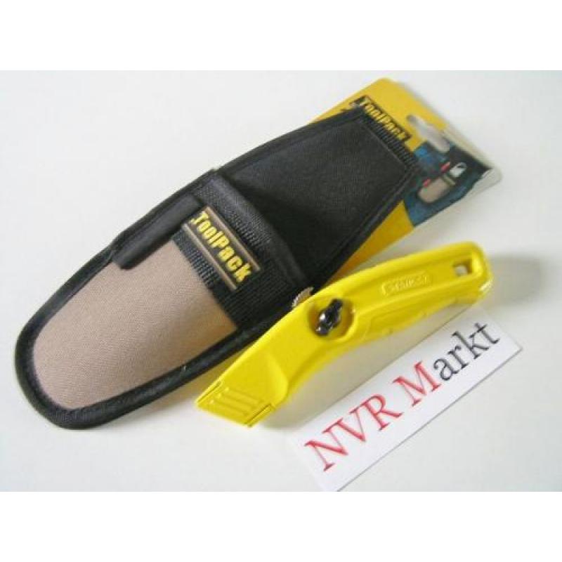 Stanley uitschuifmes + Toolpack mesholster