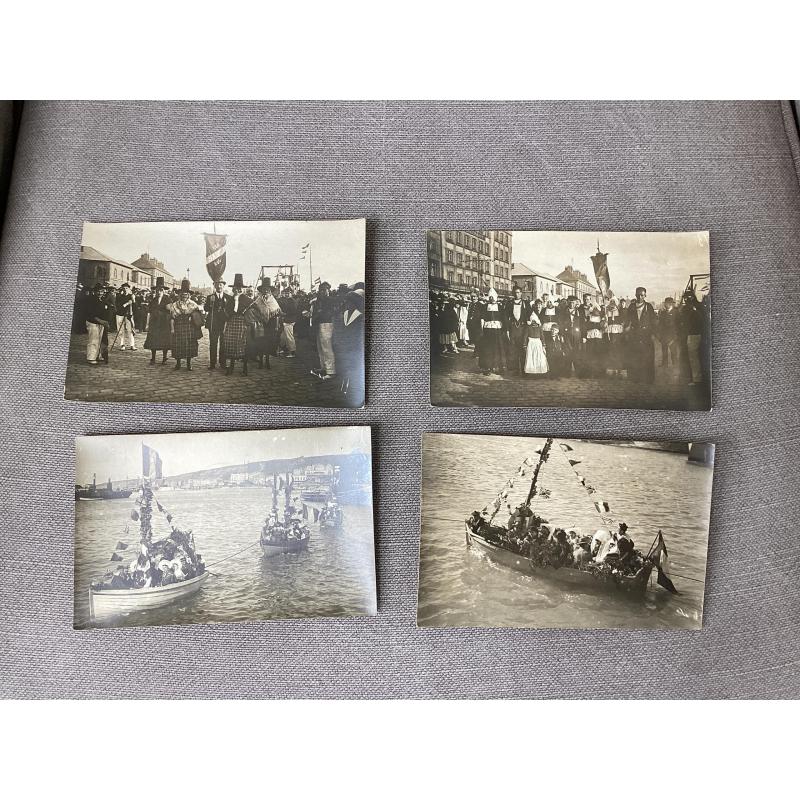 ZOEKPLAATJE 16 fotokaarten Maritime ca. 1925