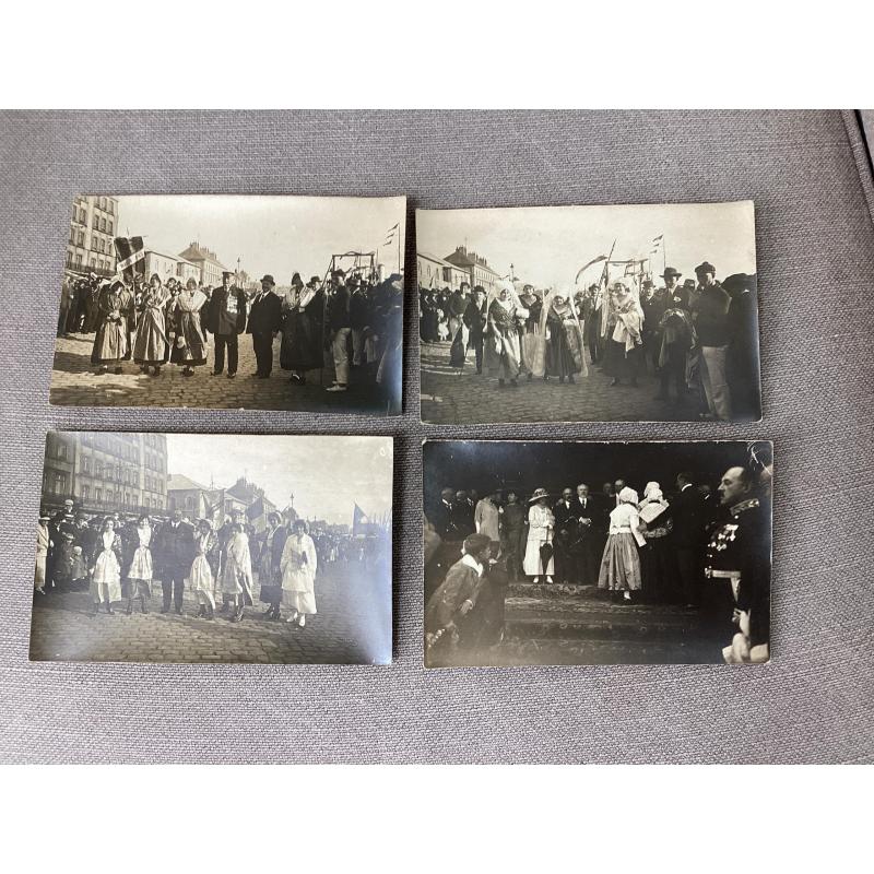 ZOEKPLAATJE 16 fotokaarten Maritime ca. 1925