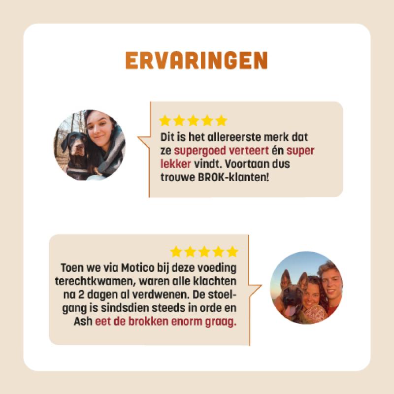 Graanvrije puppybrok van BROK - Kip, Kalkoen & Zalm