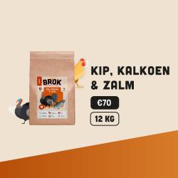 Graanvrije puppybrok van BROK - Kip, Kalkoen & Zalm