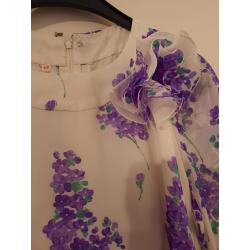 Lang kleed met bloemen motief