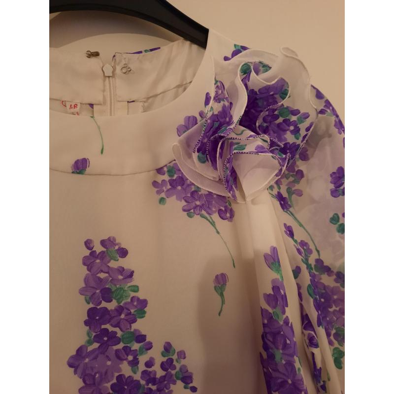 Lang kleed met bloemen motief