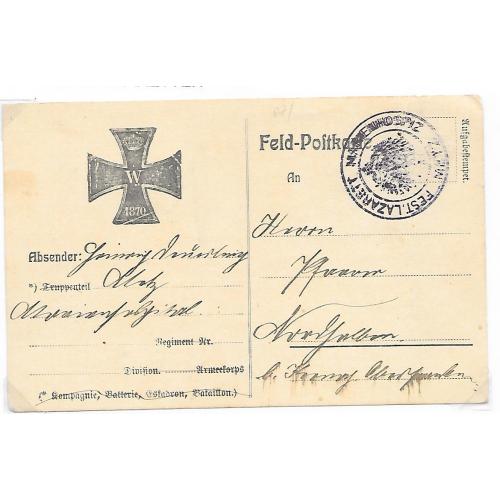 Poststukken WO1