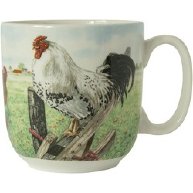 Oorbekers Kip Wiebes Farm servies