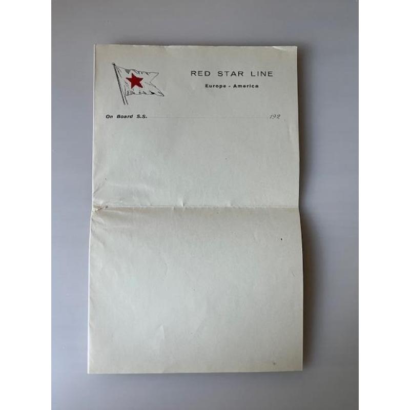 Red Star Line vintage briefpapier en enveloppe