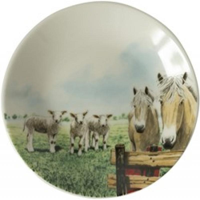 Petit Four bordjes Paard - Schaap Wiebes Farm servies