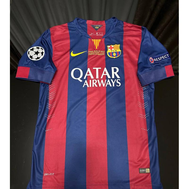 Lionel Messi Jersey Barcelona Handgesigneerd Beckett Authenticatie