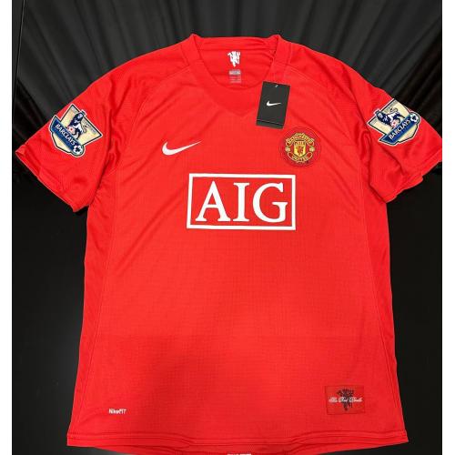 Jersey rood CRISTIANO RONALDO Hand gesigneerd BAS authenticatie