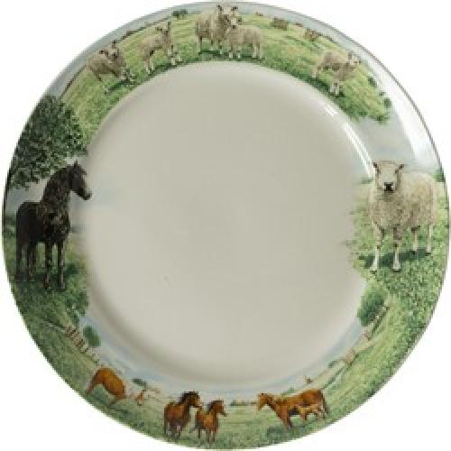 Dinerborden Paard - Schaap Wiebes Farm