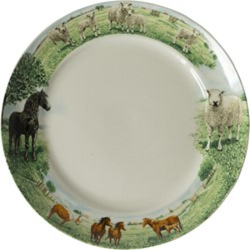 Dinerborden Paard - Schaap Wiebes Farm