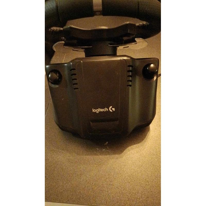 Logitech stuur en pedalen g29