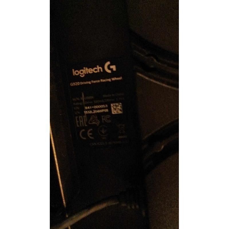 Logitech stuur en pedalen g29